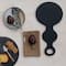 Hello Honey® 19.75" Black Avant-Garde Mango Wood Cheese & Cutting Board